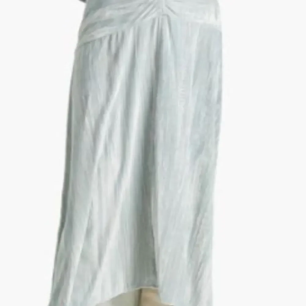 Vince Skirt Crushed velvet Ruched sage green size 8